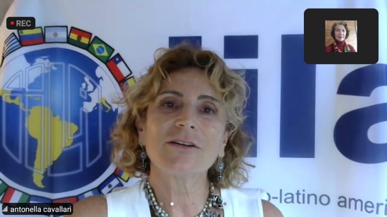 Video conference with the IILA (Italian- Latin-American Institute) general secretary