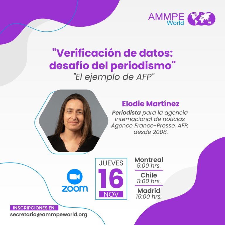 AMMPE organiza charla que resalta la importancia de verificar datos